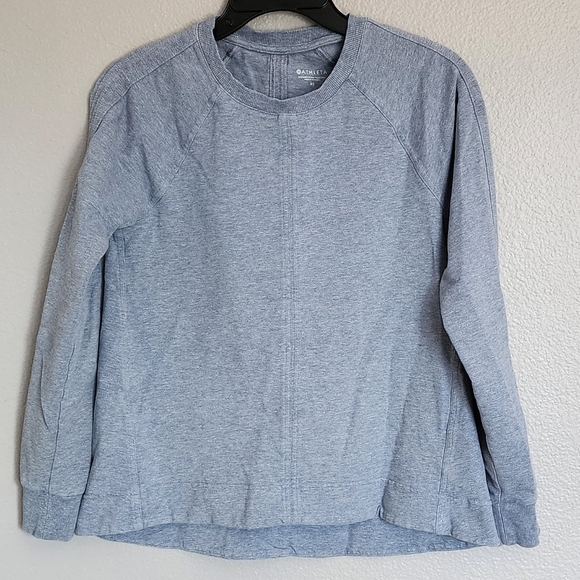 Athleta Blue Heather Long Sleeve Sweatshirt /Size XS - Picture 1 of 11